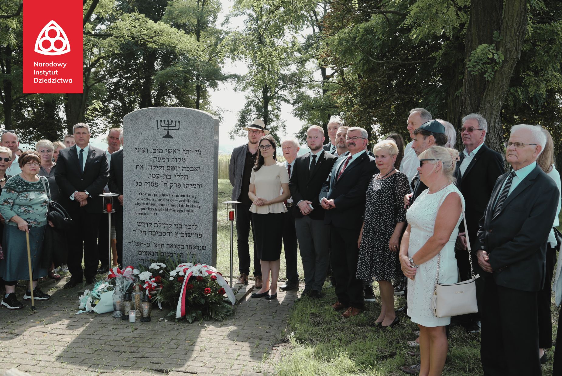 Prezentacja oznakowania cmentarza żydowskiego w Proszowicach