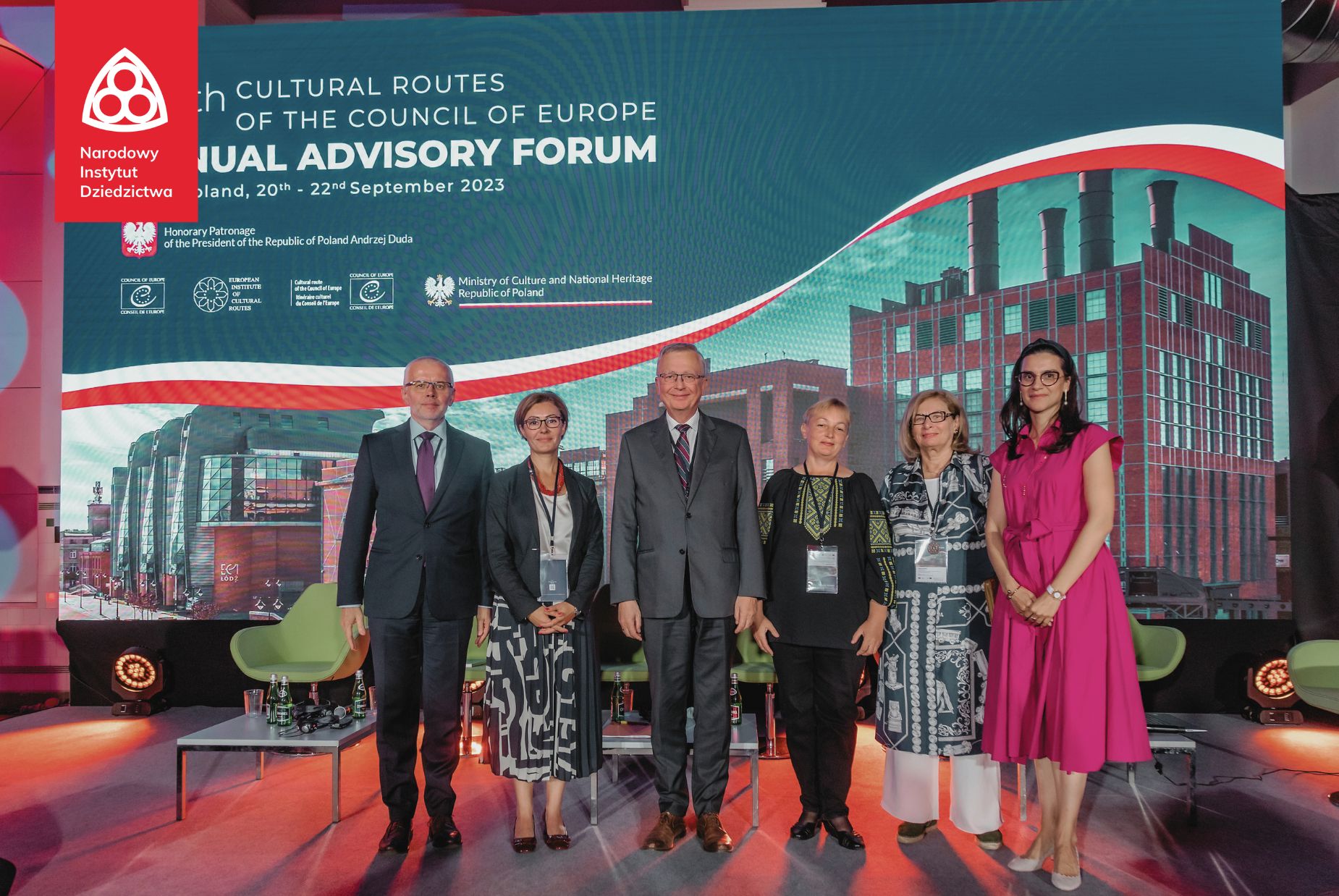 Uczestnicy odbywającej się w Łodzi dwunastej edycji Dorocznego Forum Doradczego Szlaków Kulturowych Rady Europy