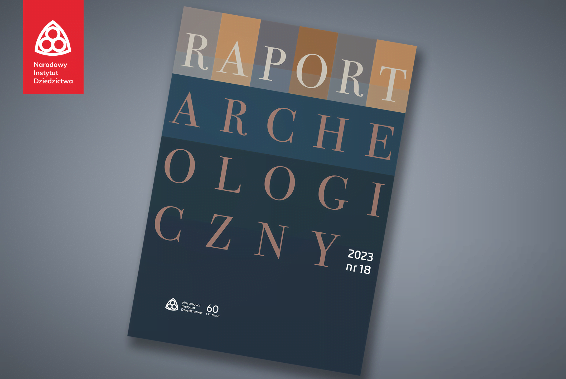 Okładka Raportu Archeologicznego numer 18 z 2022 roku.