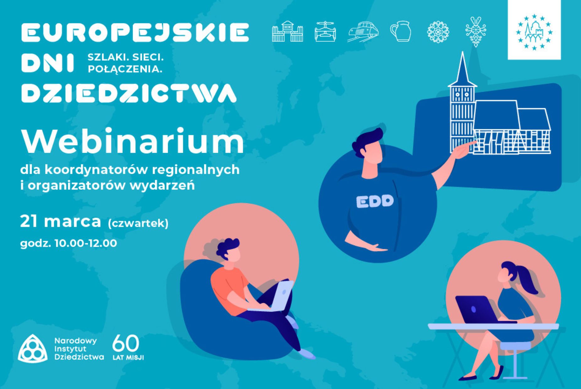 Zapraszamy koordynatorów regionalnych i organizatorów wydarzeń na webinarium dotyczące Europejskich Dni Dziedzictwa