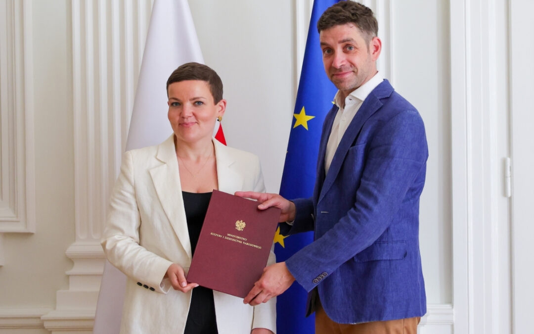 Michał Krasucki został powołany na p.o. dyrektora Narodowego Instytutu Dziedzictwa